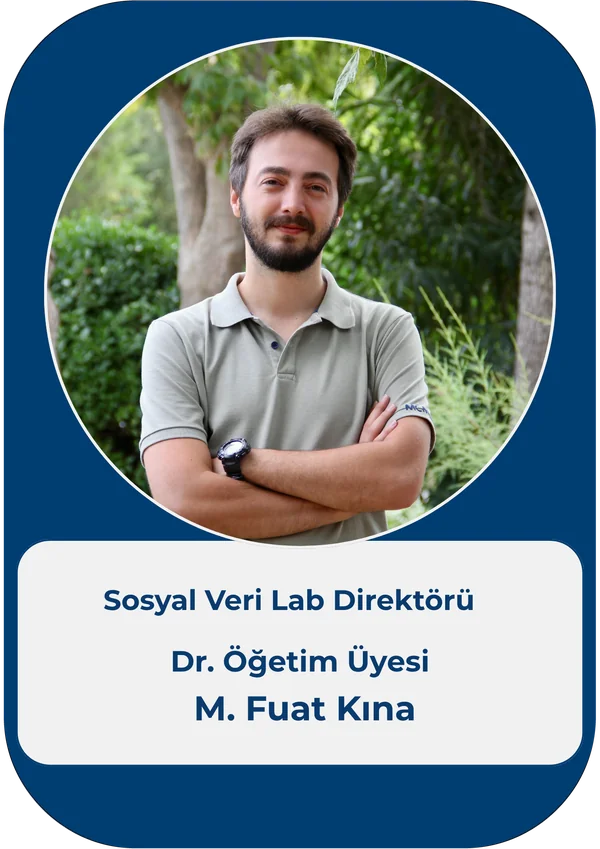 Dr. Öğretim Üyesi M. Fuat Kına – Sosyal Veri Lab Direktörü